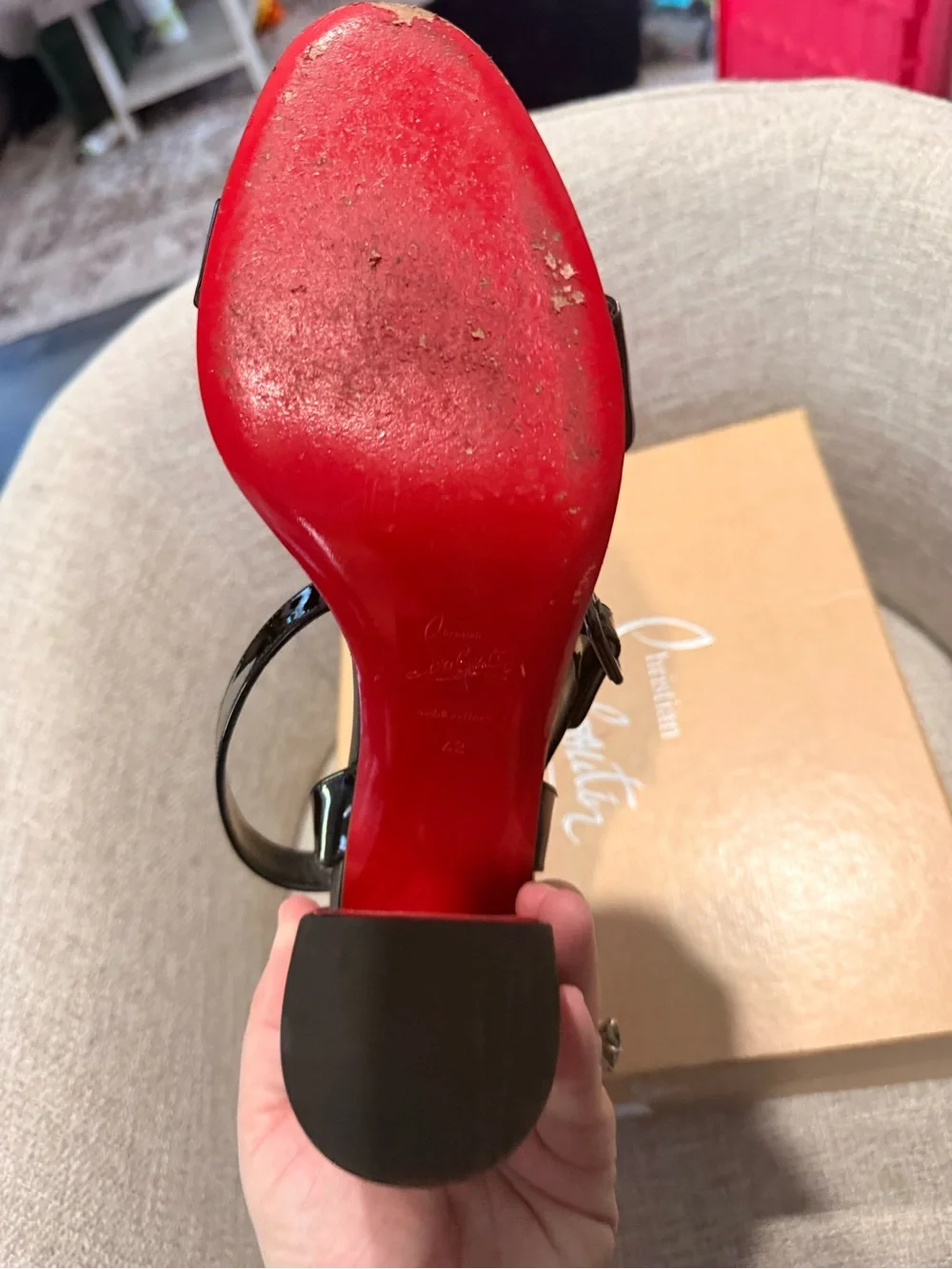 Christian Louboutin ankle block